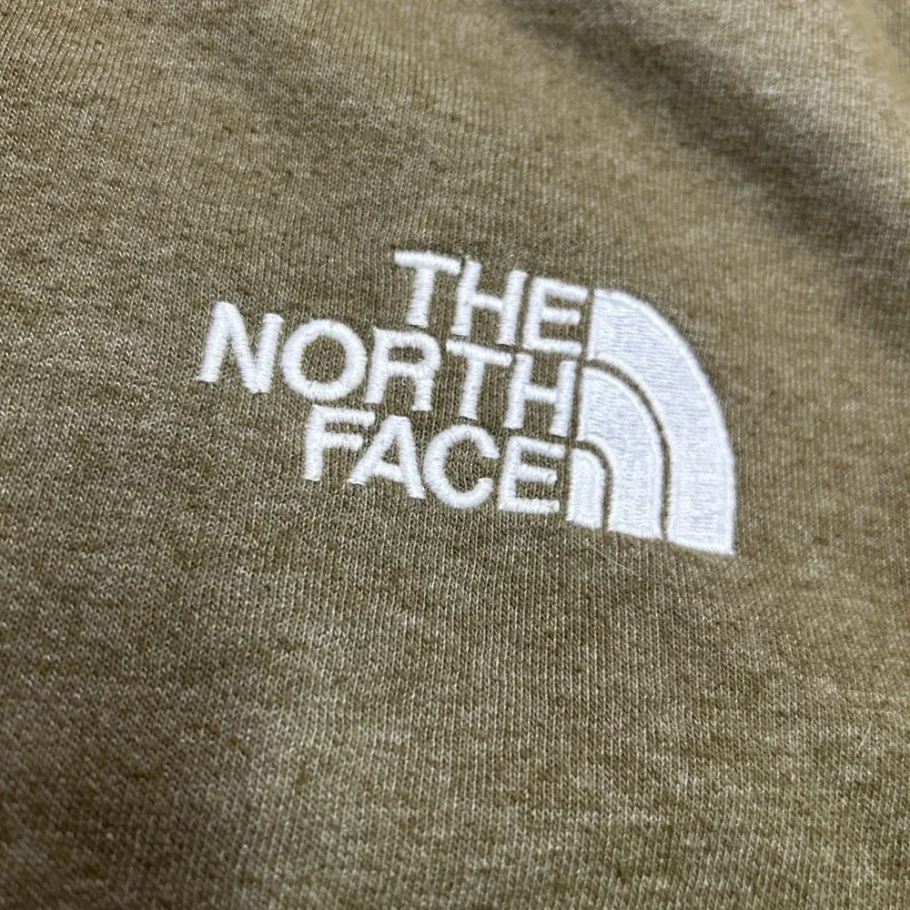 The North Face Brown Crewneck Sweatshirt Pullover Unisex Large‎ Embroidered